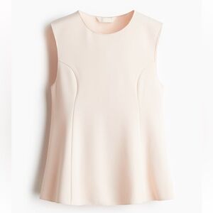 Elegant Light Pink Sleeveless Top